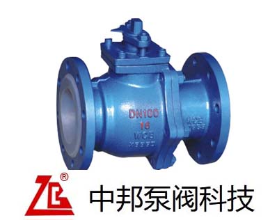 Q41F46-16C手動襯氟球閥